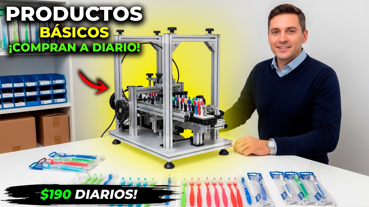 12 MÁQUINAS para Iniciar Tu NEGOCIO RENTABLE y Generar INGRESOS Con ALTO MARGEN