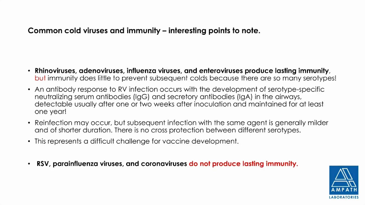 Circulating respiratory viruses