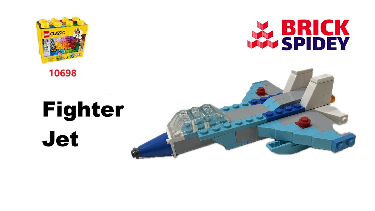 Lego 10698 How to build a Fighter Jet 전투기 using Lego Classic 10698