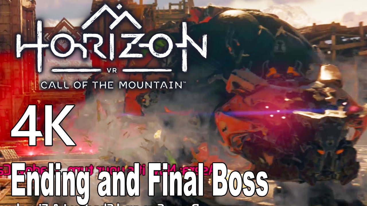 Horizon Call of the Mountain Ending and Final Boss Fight 4K