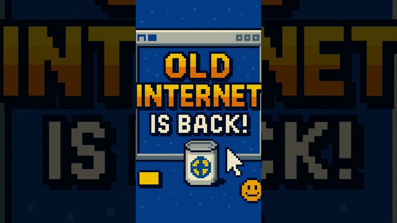 Old Internet is BACK! 🌐✨ #NostalgiaVibes #OldInternet