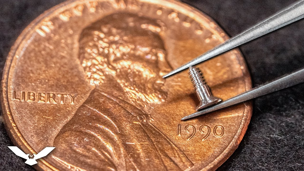 MICROSCOPIC Machining! ᵀᴵᴺʸ  Parts on the Swiss Nano