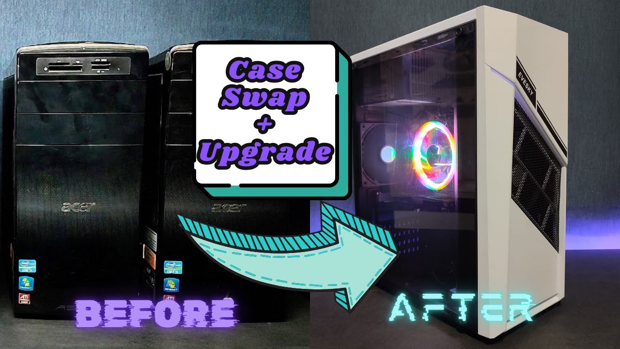 Cheap PC Case Swap and Storage Upgrade