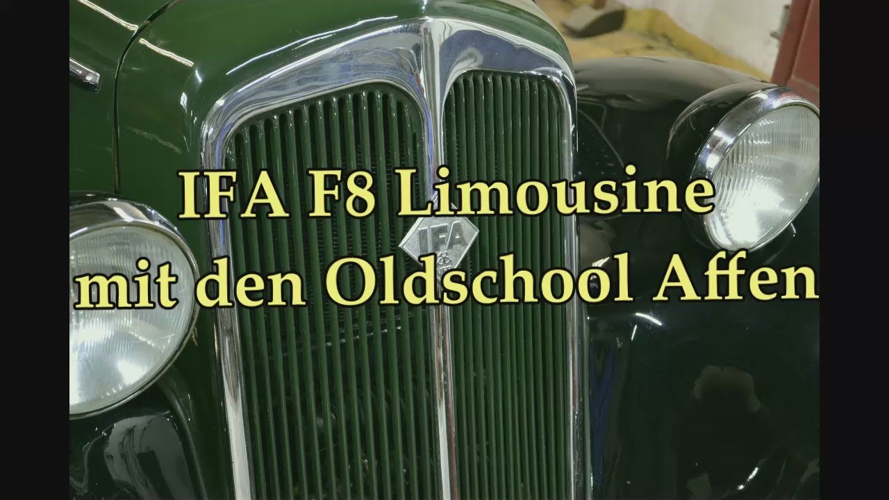 IFA F8 Limousine mit den Oldschool Affen