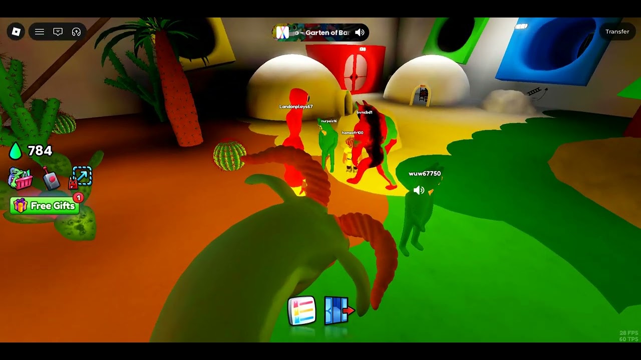 Roblox but I turned into garten of banban?