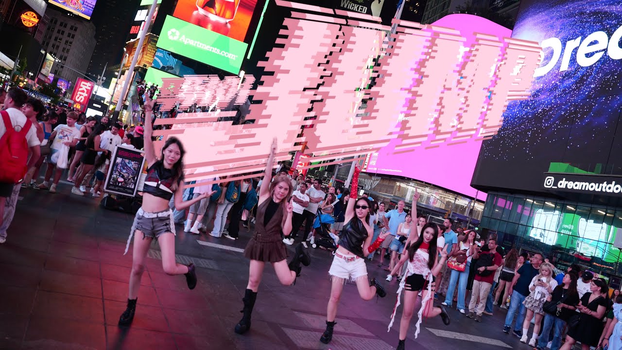 [KPOP IN PUBLIC | TIMES SQUARE] BLACKPINK 블랙핑크 'JUMP' | DANCE COVER | ONE TAKE