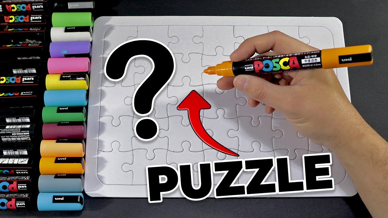 ¡HICE MI PROPIO PUZZLE/ROMPECABEZAS CON POSCA! | ArteMaster