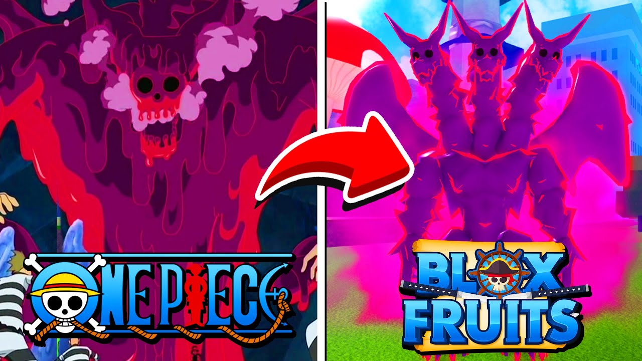 FRUTAS DO BLOX FRUITS VS FRUTAS DO ANIME ONE PIECE