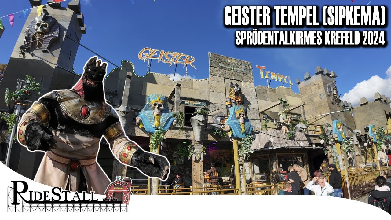 Geister Tempel (Sipkema) - außen toll, innen ausbaufähig - Sprödentalkirmes 2024 | POV Onride