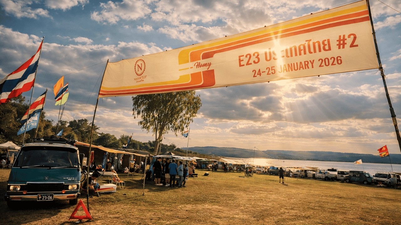 Thailand Van Life Hits Different | E23 Nissan Festival Day 2