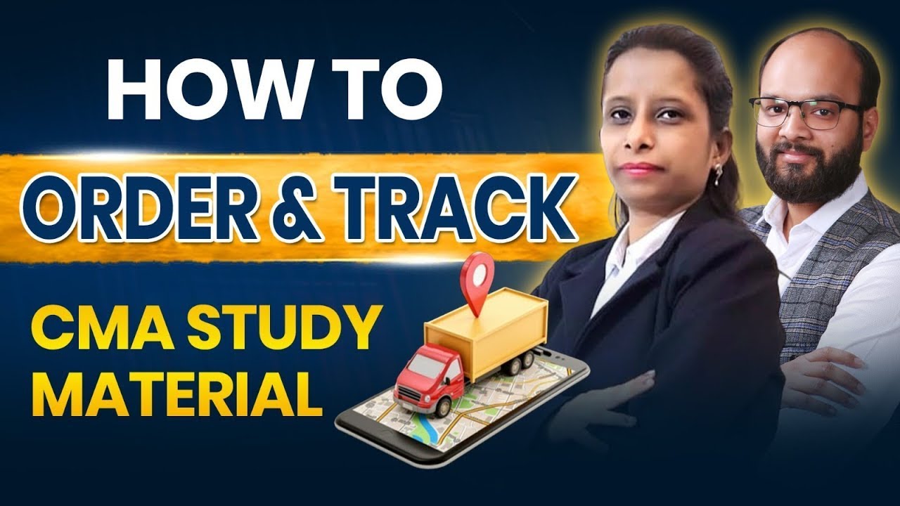 How to Track CMA Study Material | How to Order CMA Study Material | CMA Study Material Tracking