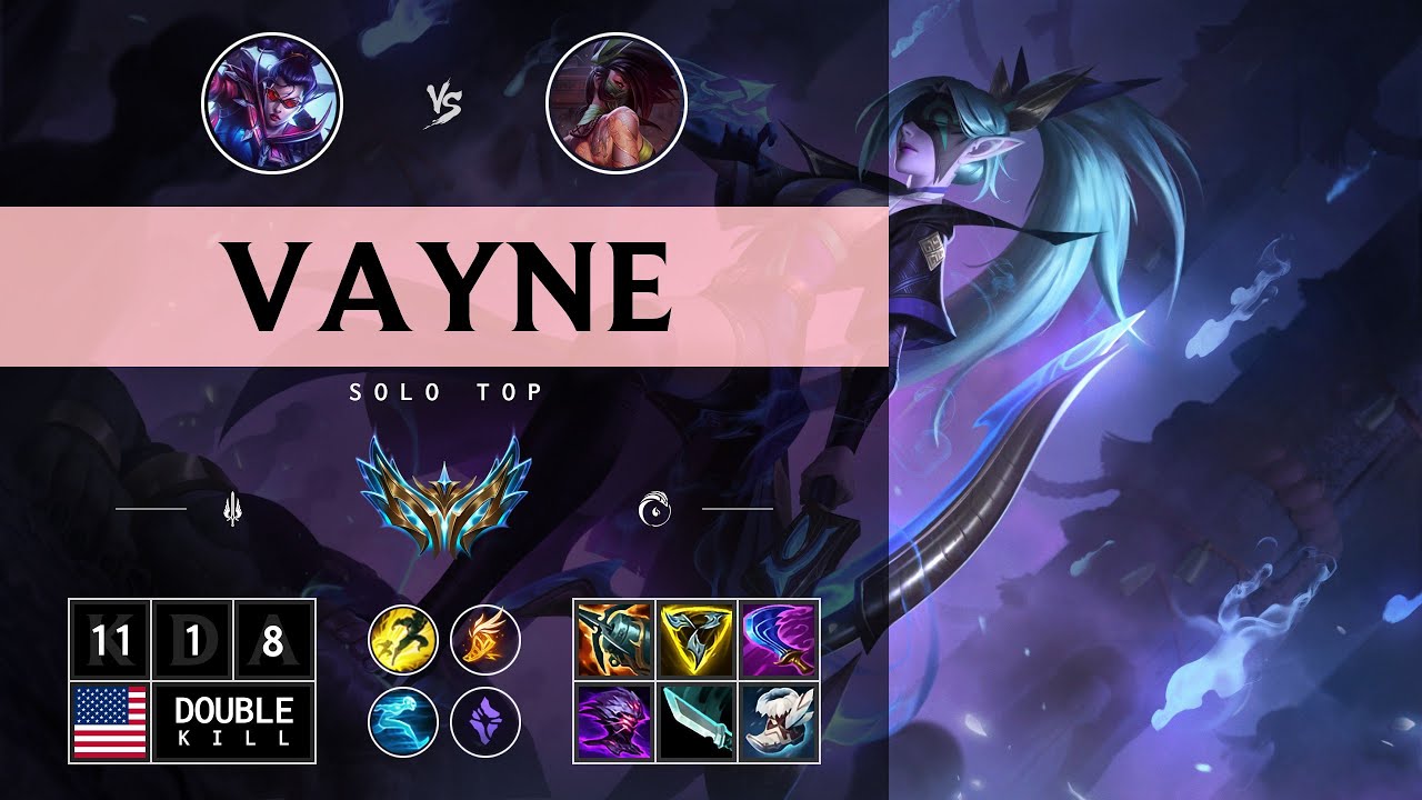 Vayne Top vs Akali - NA Challenger Patch 14.13