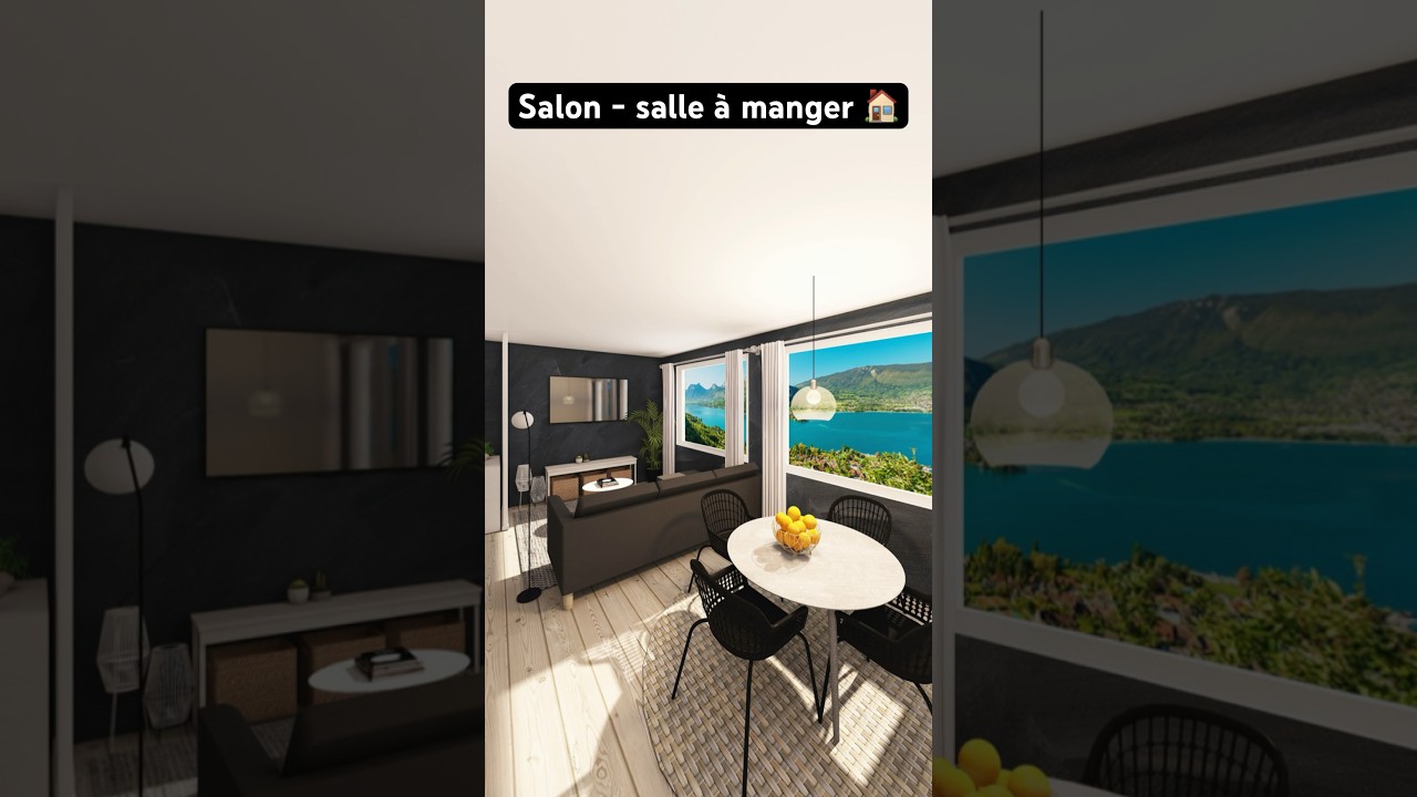 Am&eacute;nagement salon - salle &agrave; manger 🏠 #maison #decoration #salon #amenagementsalon #am&eacute;nagement
