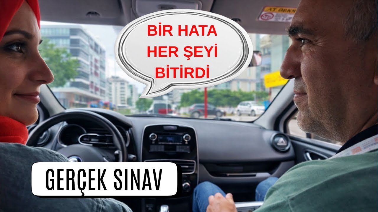 EHLİYET SINAVI KALMA ANI