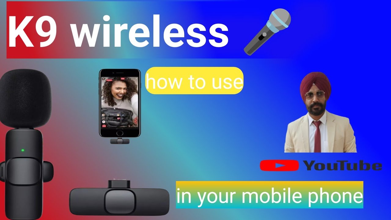 A9 wireless microphone ko apne phone mein kaise use Karen.