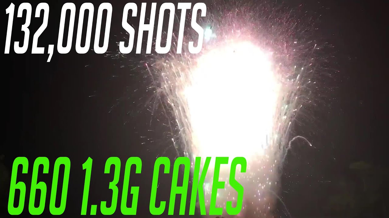 132,000 SHOTS - 660 200 SHOT CAKES - TSUNAMI/TRIFECTA - LYNCH IMPORTS OPEN SHOOT