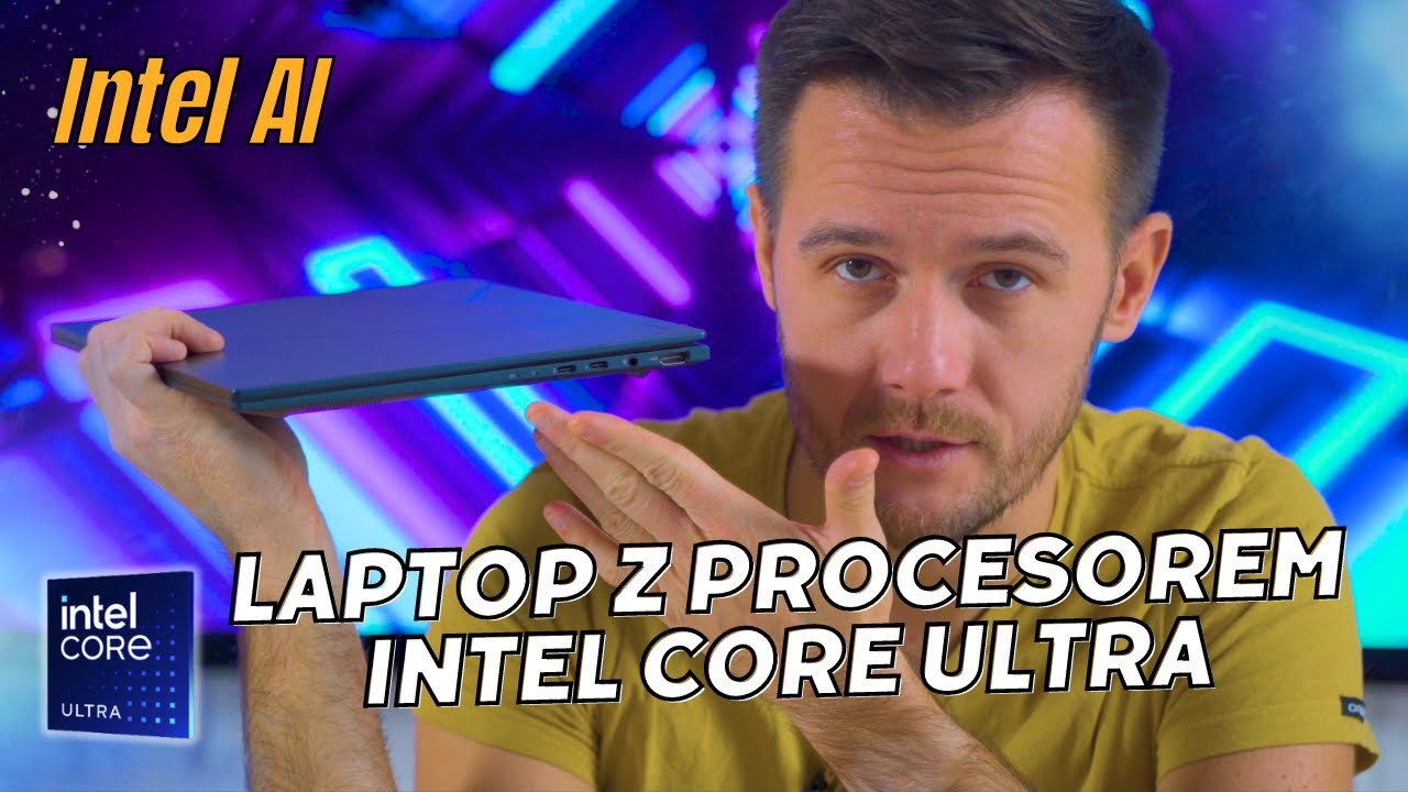 Leciutki laptop z procesorem Intel Core Ultra 💻 Intel AI w akcji