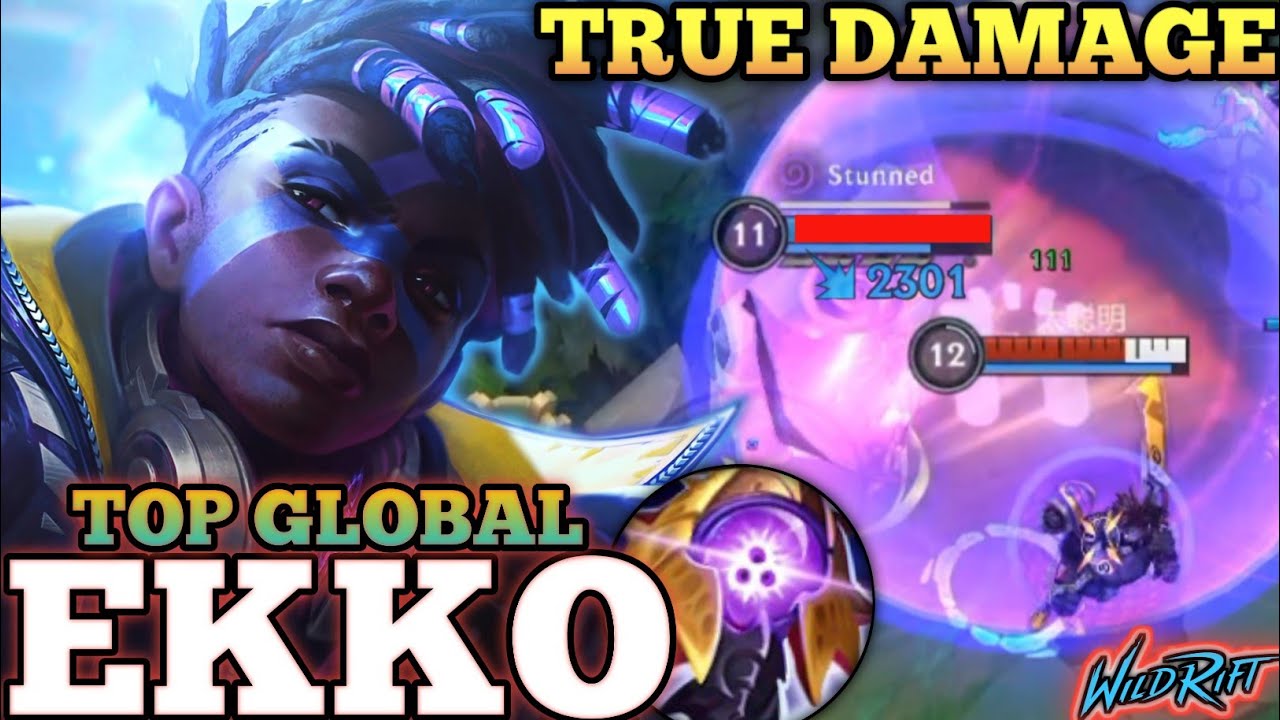 EKKO NEW SKIN! TRUE DAMAGE EKKO HIGH ELO RANKED GAMEPLAY - TOP 26 GLOBAL EKKO BY 太聪明 - WILD RIFT