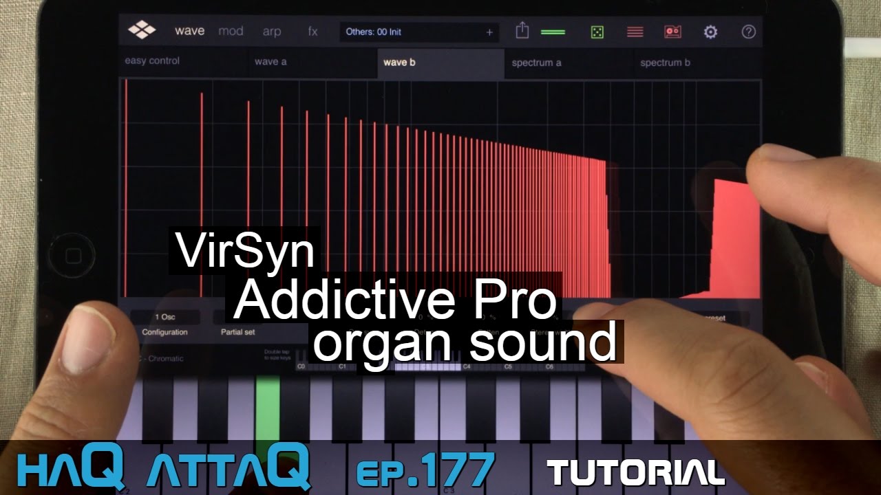 VirSyn Addictive Pro for iPad │ Organ sound Tutorial - haQ attaQ 177