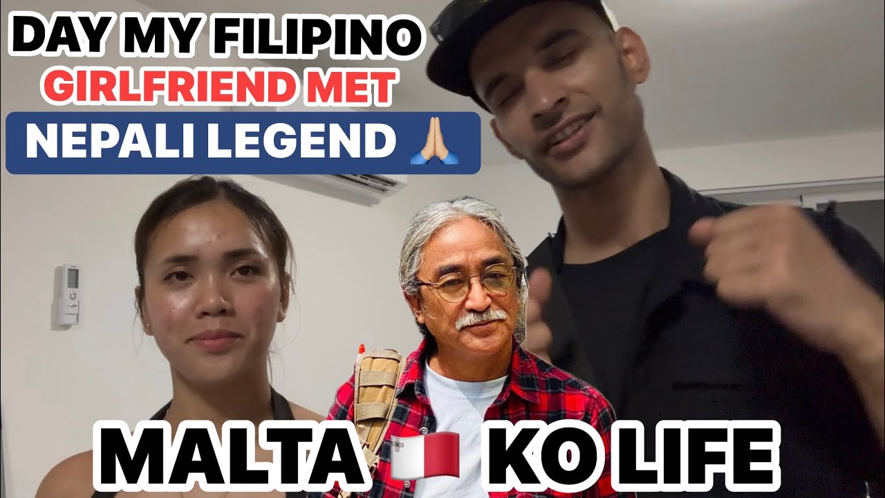 WE MET AMRIT GURUNG / LIFE IN MALTA. @NEPPHILL 