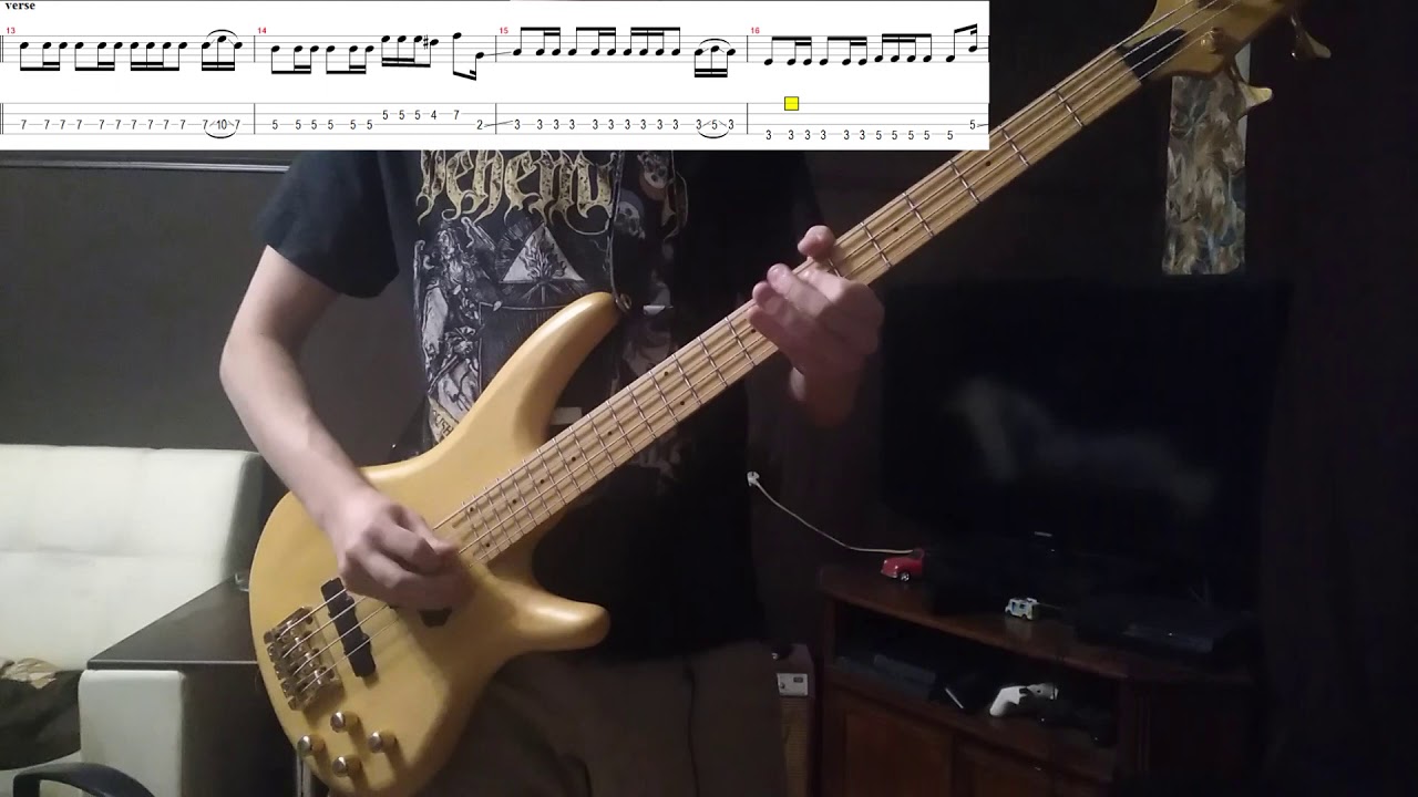 Увула - Электрический ток (bass cover with tabs)