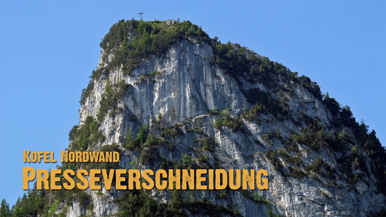 Presseverschneidung (Kofel Nordwand)