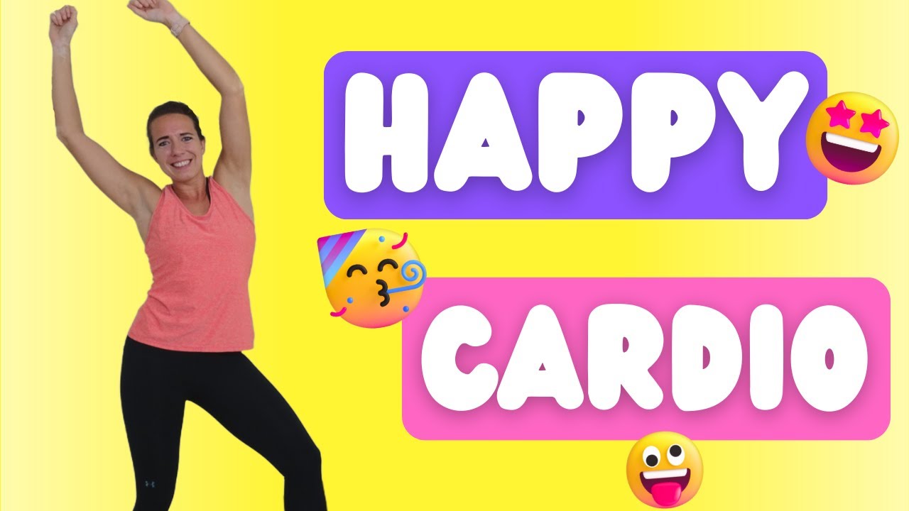 30 Minute Happy Cardio Workout at Home - No Equipment