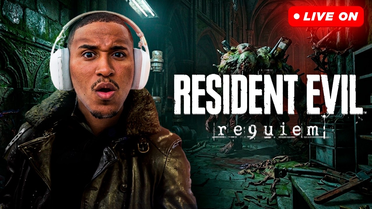 PRIMEIRA VEZ JOGANDO RESIDENTE EVIL REQUIEM! (ESSE JOGO ME DA MEDO!)