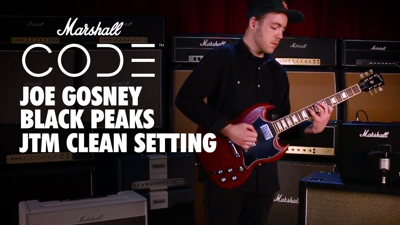 Marshall CODE | Artist Playthrough | Joe Gosney (Black Peaks) | JTM Setting