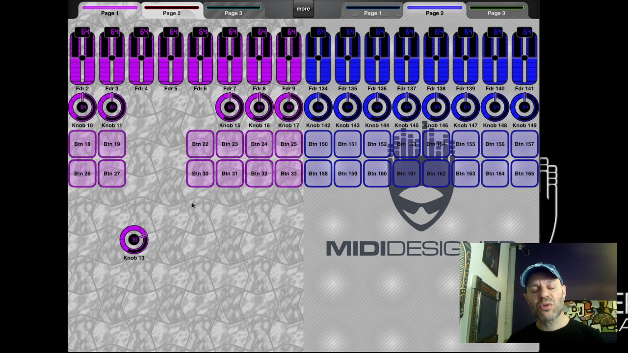 Show & Hide Panels with Buttons: MIDI Designer Pro 2 v2.150