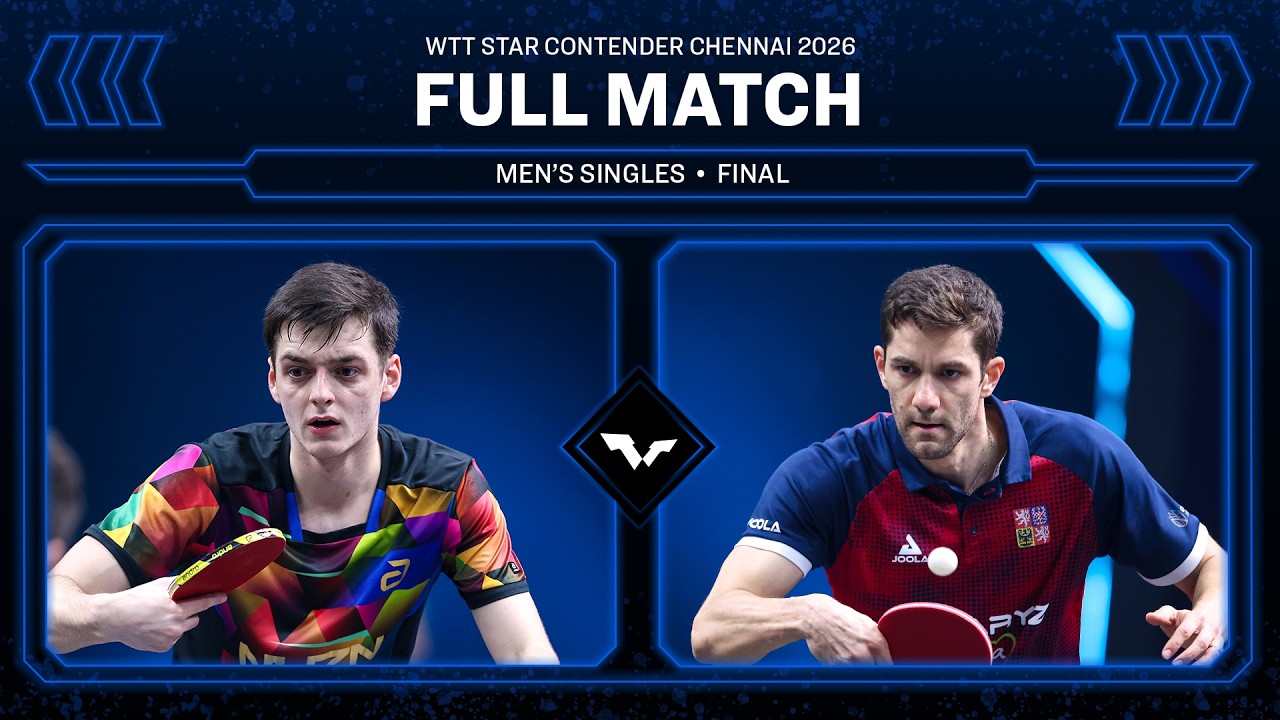 FULL MATCH | Thibault Poret vs Lubomir Jancarik | MS Final | #WTTChennai 2026