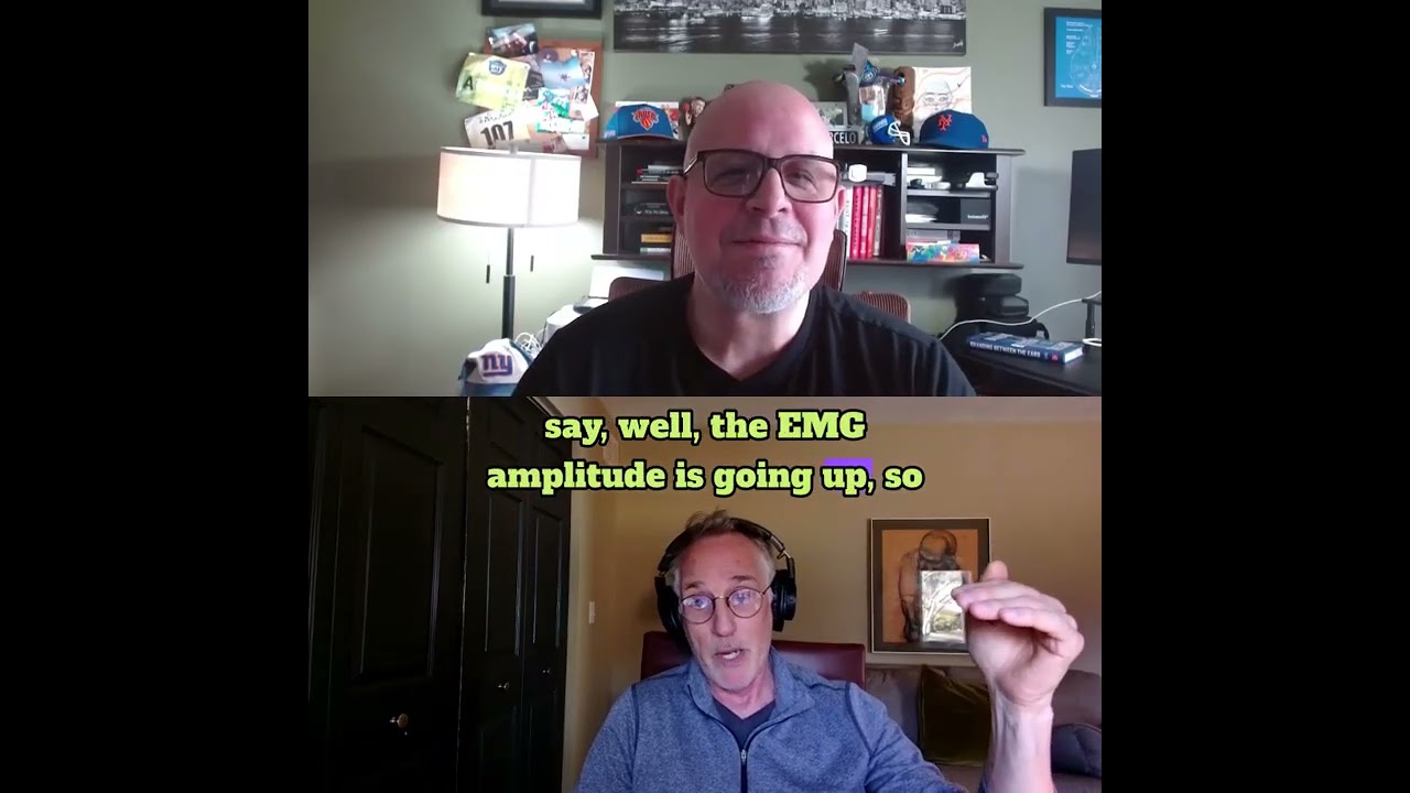 More EMG activity is often a sign of dysfunction, not performance