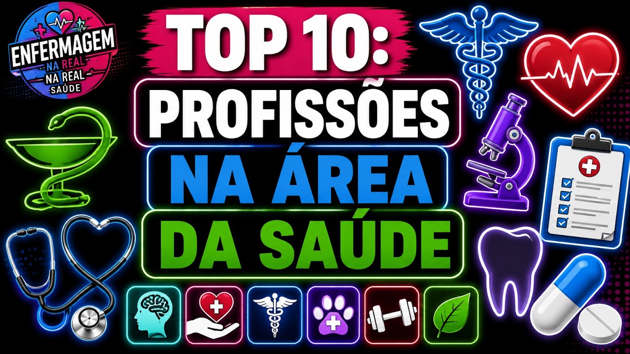 PROFISS&Otilde;ES ESSENCIAIS NA &Aacute;REA DA SA&Uacute;DE: TOP 10