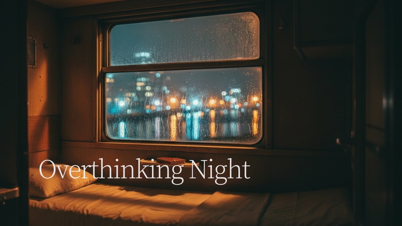 Train sleeper cabin, in the rain — late night lofi (25 min)