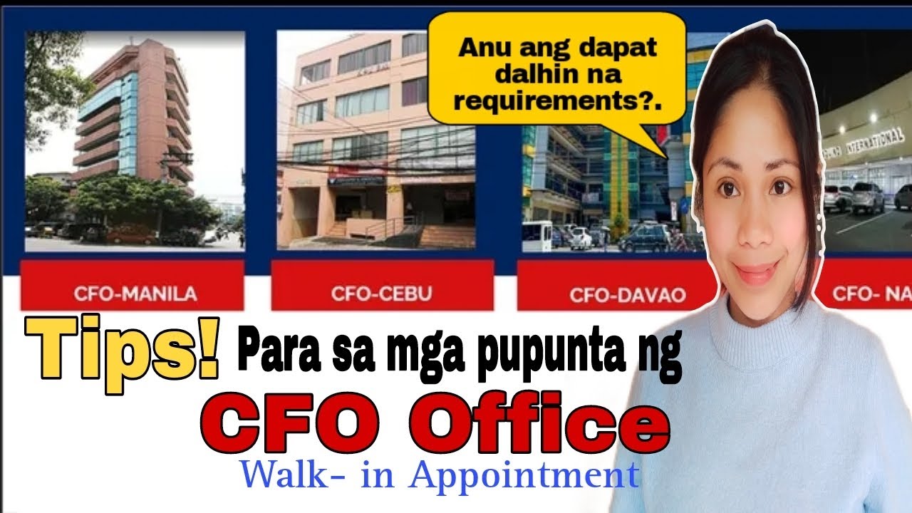 Tips para sa mga Walk-In applicant for CFO Certificate/Sticker