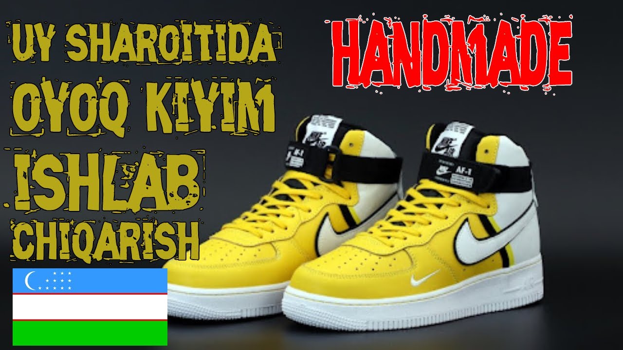 Uy sharoitida oyoq kiyimi ishlab chiqaramiz