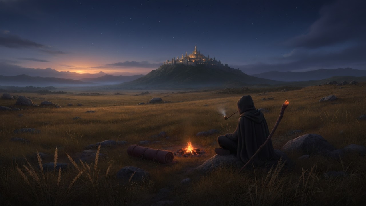 Medieval Night by the Fire | 432Hz Cozy Fantasy Music & Fireplace Ambience🔥