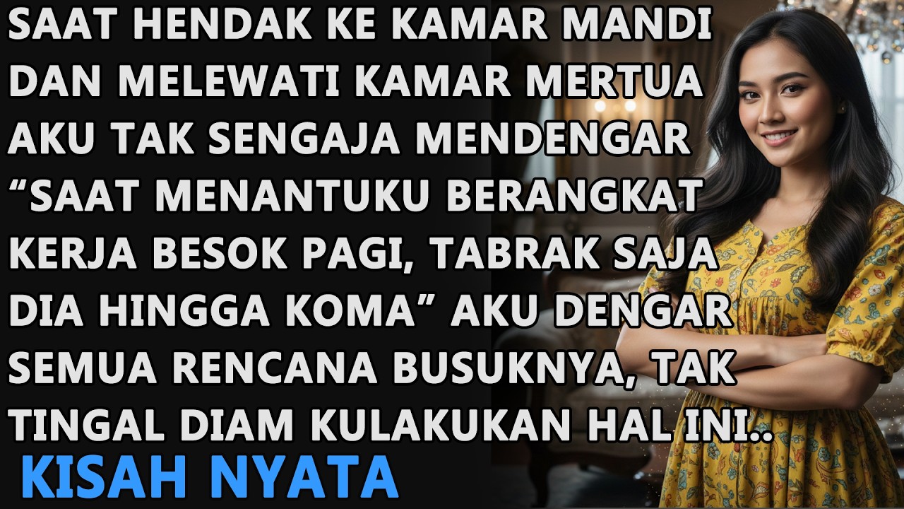 SAAT HENDAK KEKAMAR MANDI MELEWATI KAMAR MERTUA AKU MENDENGARNYA SEDANG TELPONAN DAN INGIN CELAKAIKU