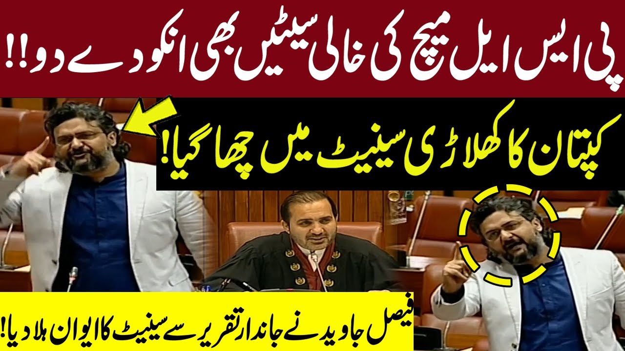 Faisal Javed Hard Hitting Speech in Senate Today | Faisal Javed Aggressive Speech | GNN