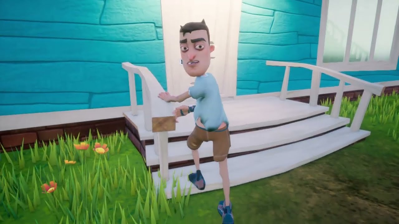 Completando el Acto 2 de Hello Neighbor con Fredbear siendo el vecino