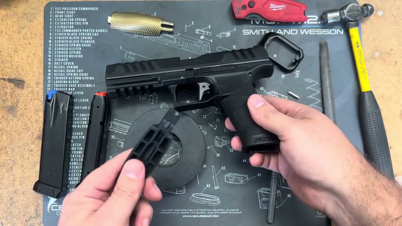 Изготовленный на заказ цех Floyds, установка Walther PDPfs Magwell