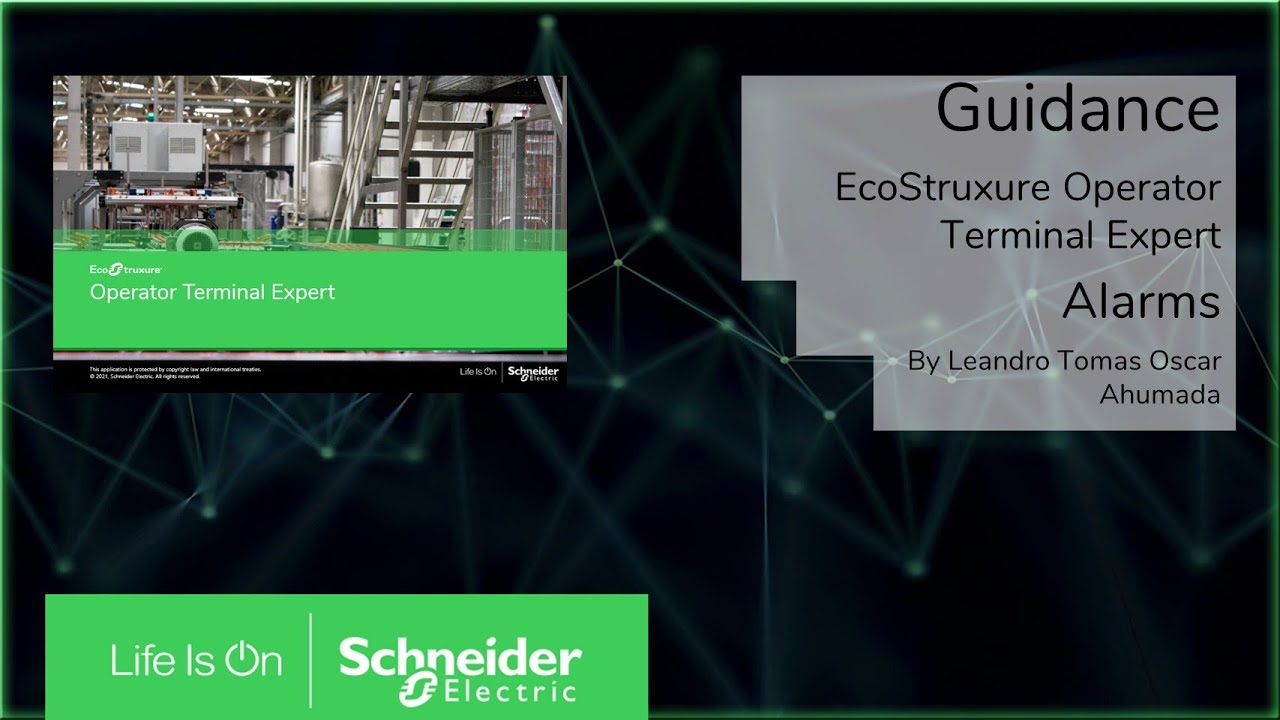 Обучение EcoStruxure Operator Terminal Expert - M11.1 Начало работы с сигнализациями