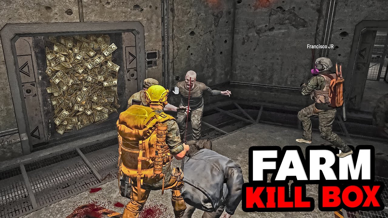 LEVEI O RECRUTA NOVATO PELA PRIMEIRA VEZ NA KILLBOX, SAIMOS FULL LOOT 😱 | SCUM 1.0