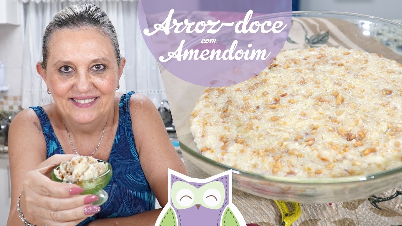 ARROZ-DOCE COM AMENDOIM - Receitas da Mãe Coruja #342