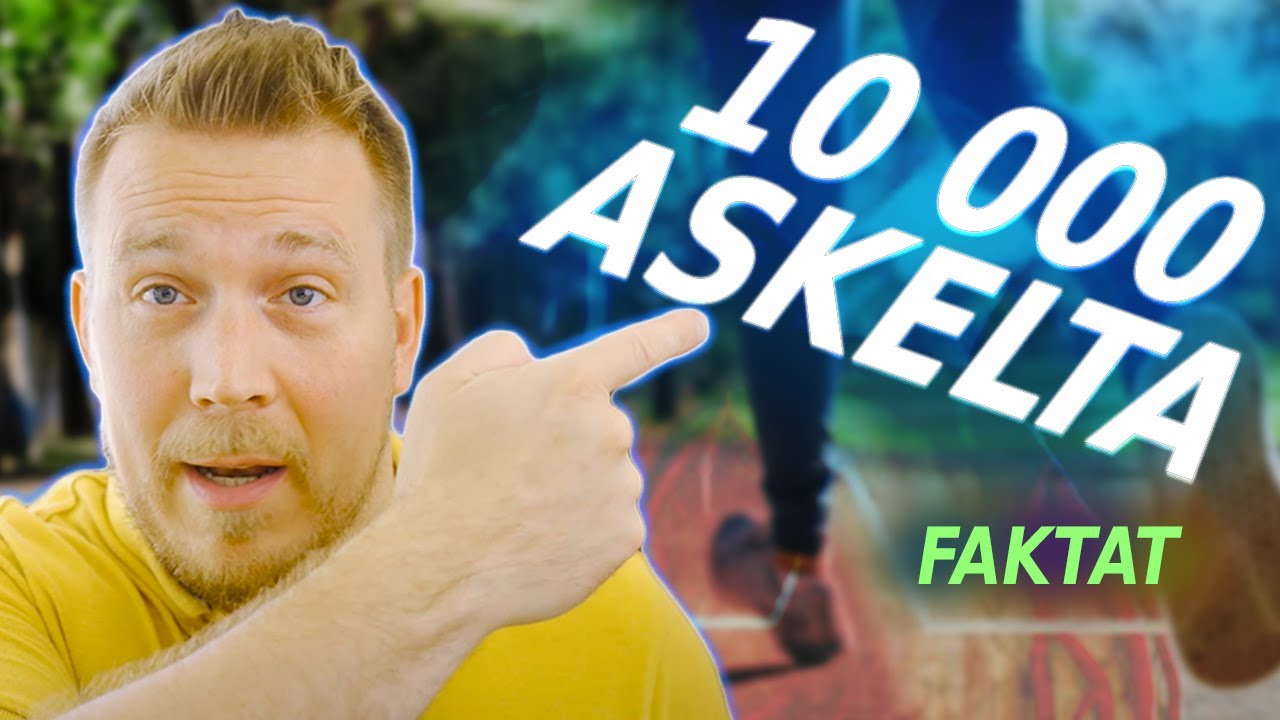 Paljonko kannattaa ottaa askeleita päivässä terveyden kannalta?