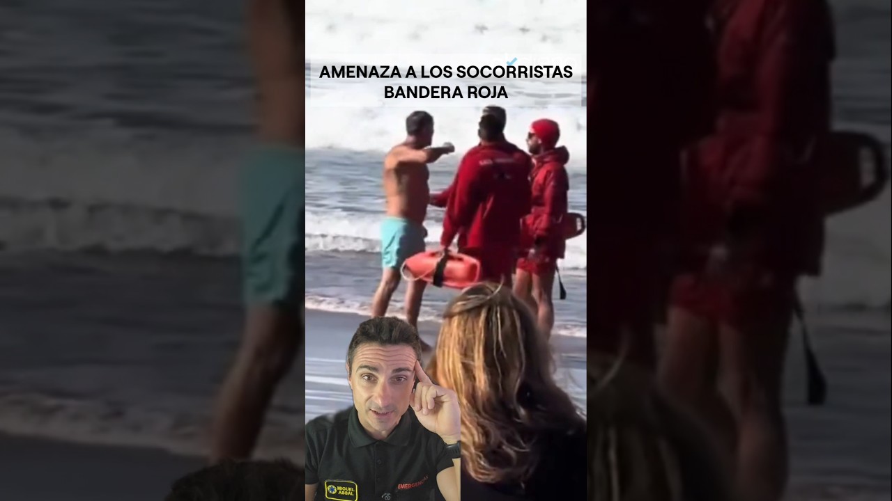 Amenaza a los socorristas con bandera roja.#supervivencia #sabiasque #curiosidades