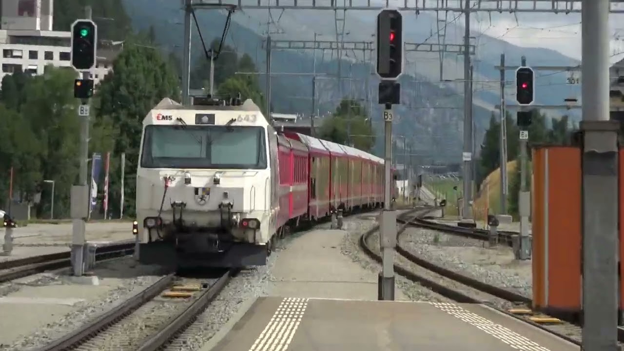Bahnverkehr in Samedan
