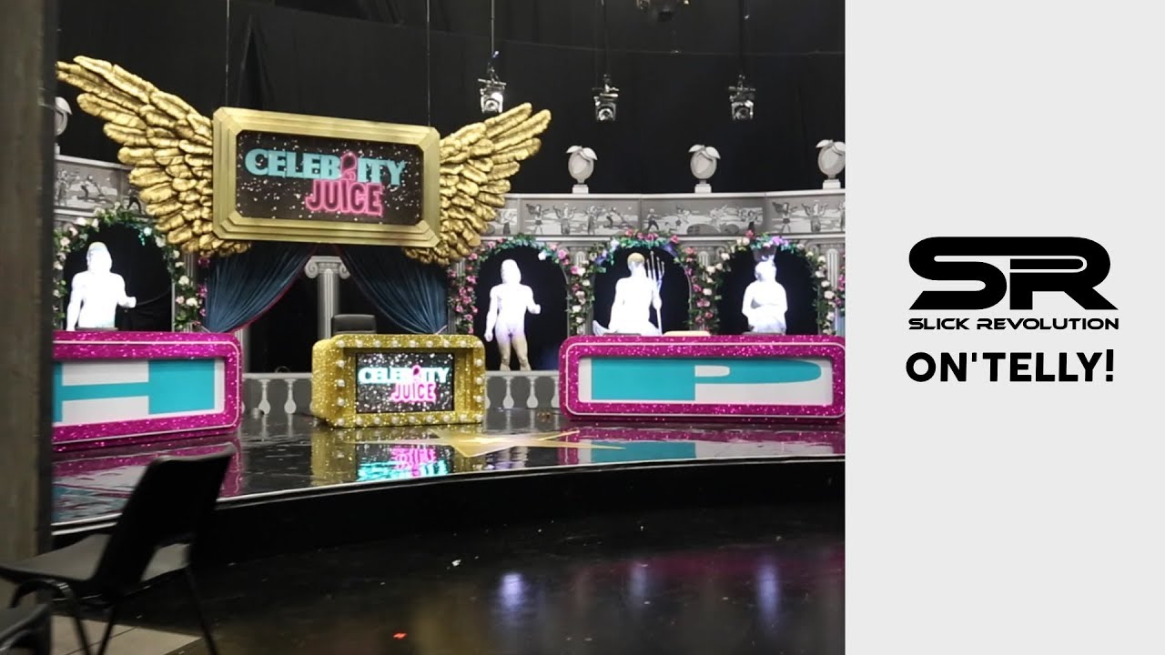 Slick Revolution on Celebrity Juice on'telly