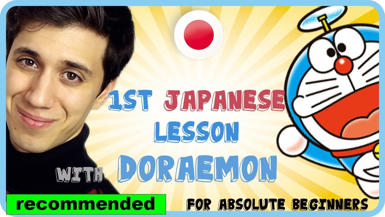 Learn basic Japanese with Anime Doraemon - For absolute beginners (Eng)