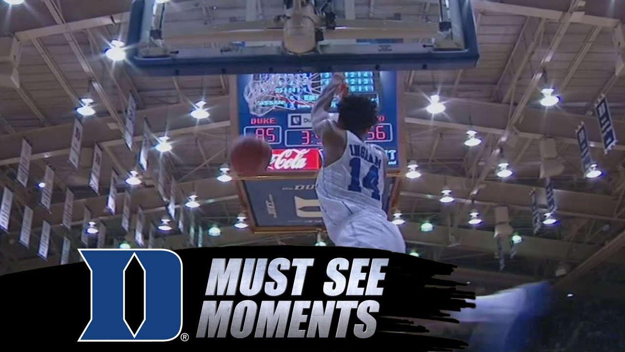 Duke's Brandon Ingram Jumps Over Defender For Dunk | ACC Must See Moment